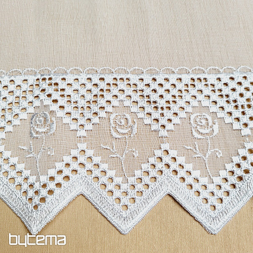 Končana zavesa WHITE ROSE