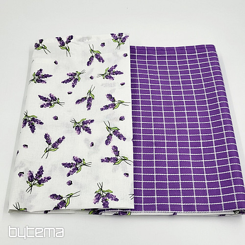 Bombažne brisače LAVANDA KOSTKA