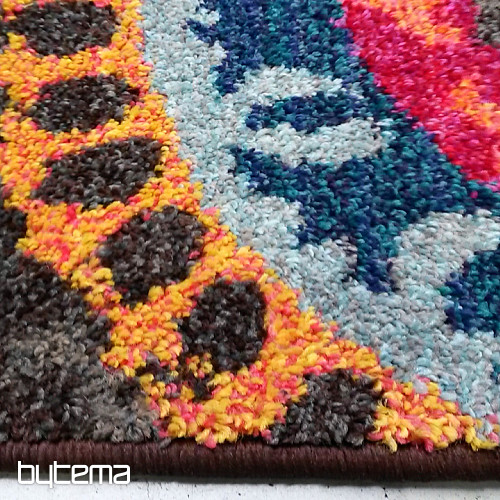 Kosna preproga MANDALA rjava