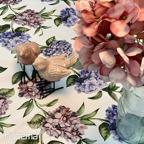 Prt in šal HYDRANGEA BLUE
