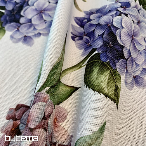 Prt in šal HYDRANGEA BLUE