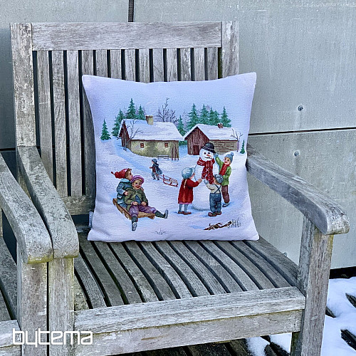 Ovitek za božični gobelin ZIMSKO POPOLDNE