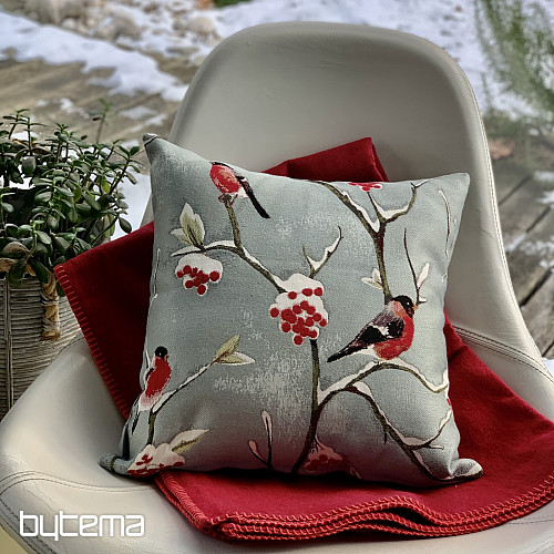 Luksuzna blazina HÍL sivo-modra