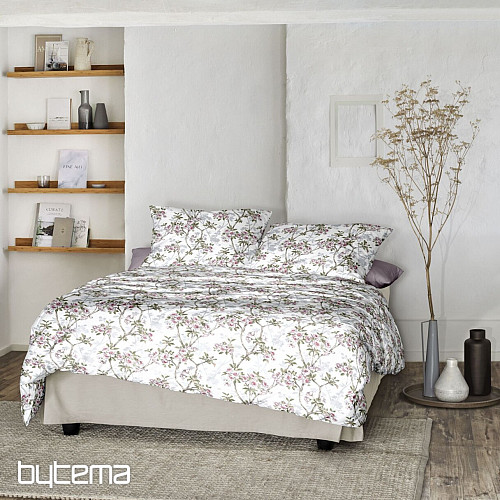 IRISETTE luksuzni bombažni saten TOKIO 8537-10 BELA