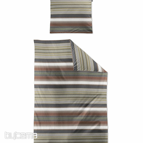 IRISETTE luksuzna satenasta posteljnina TOKIO 8562-11 STRIPES