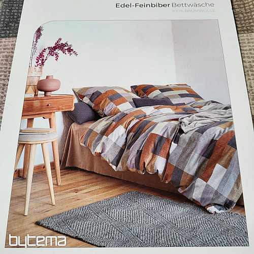 Flanelasta posteljnina IRISETTE KOALA 8534-50 rjavo siva