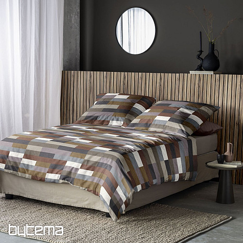 Flanelasta posteljnina IRISETTE KOALA 8534-50 rjavo siva