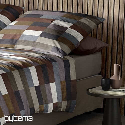 Flanelasta posteljnina IRISETTE KOALA 8534-50 rjavo siva