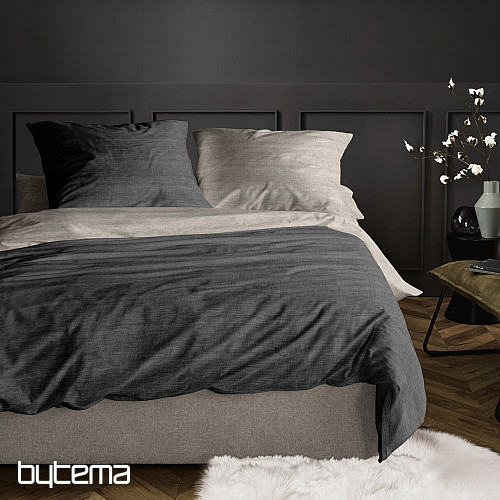 IRISETTE luksuzni bombažni saten WAVE 8557-11 antracit