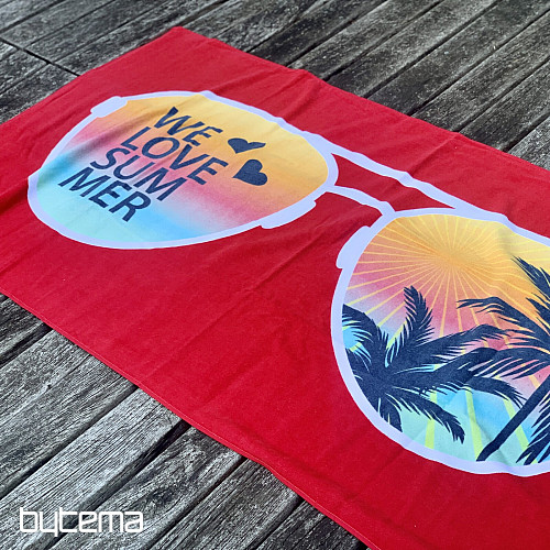 SONČNA OČALA brisača za plažo