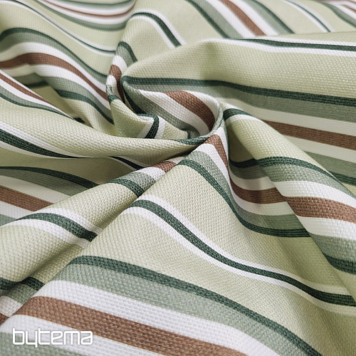 Dekorativna tkanina GREEN STRIPES