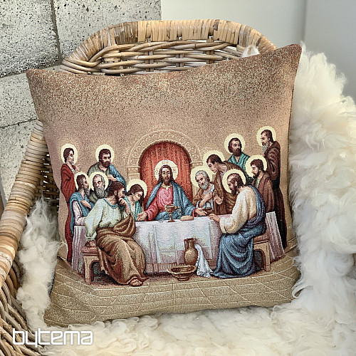 Božični gobelin, ki pokriva GOSPODOVO VEČERJO