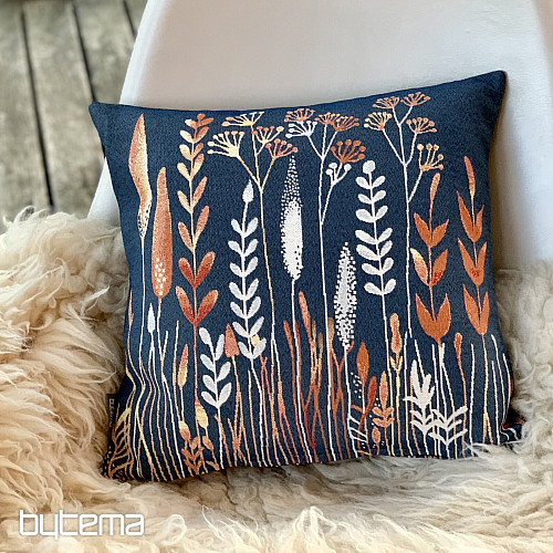 Prevleka za blazino WILD MEADOW modra