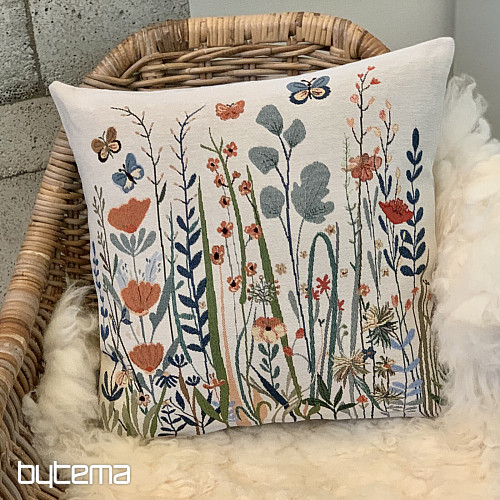 Prevleka za blazino gobelin WILD MEADOW bež