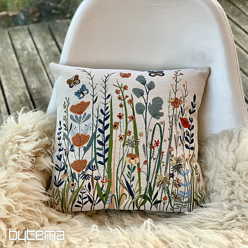 Prevleka za blazino gobelin WILD MEADOW bež
