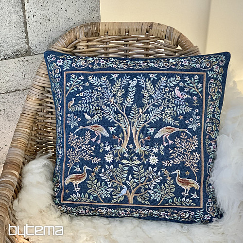 Prevleka za blazino iz tapiserije WILLIAM MORRIS modra
