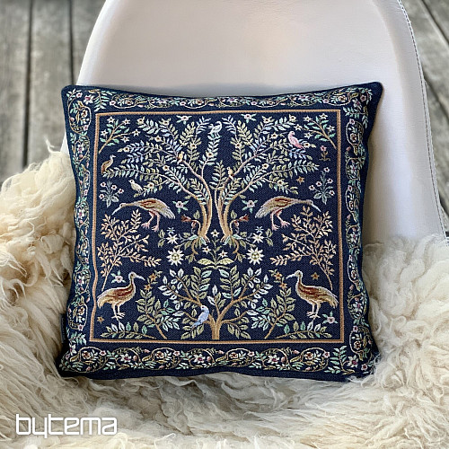 Prevleka za blazino iz tapiserije WILLIAM MORRIS modra