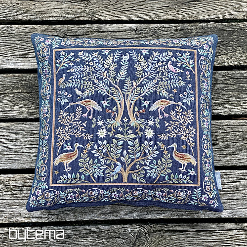 Prevleka za blazino iz tapiserije WILLIAM MORRIS modra