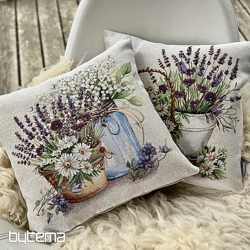 Prevleka za blazino iz gobelina LEPOTA V KOŠARICI