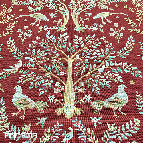 Blago za tapiserije WILLIAM MORRIS bordo