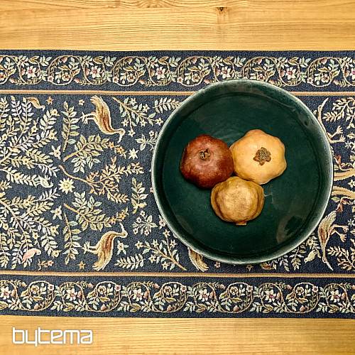 Tapiserija prt in šal WILLIAM MORRIS modra