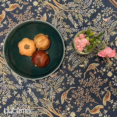 Tapiserija prt in šal WILLIAM MORRIS modra
