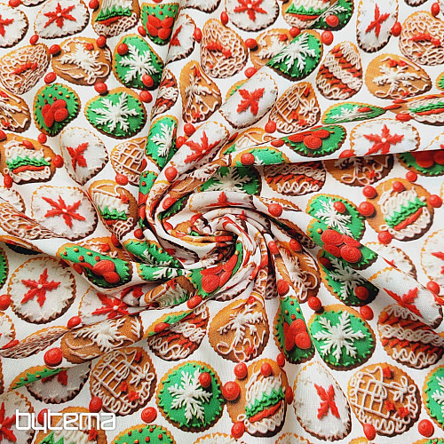 Bombažna tkanina GINGERBALL CUPS