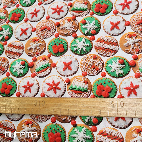 Bombažna tkanina GINGERBALL CUPS