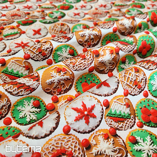 Bombažna tkanina GINGERBALL CUPS