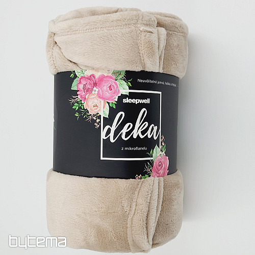 Odeja MIKROFLANEL BEŽ