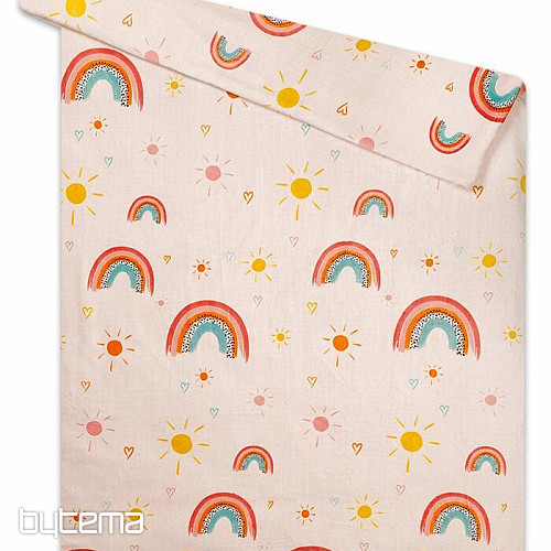 Posteljnina iz mikroflanela RAINBOW