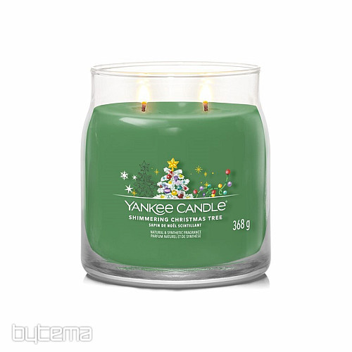 sveča YC fragrance SVETLEČI KOZAREC ZA BOŽIČNO JELKO SREDNJI 2 stenja
