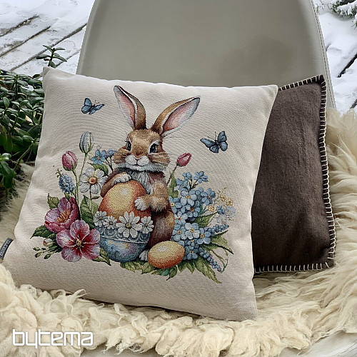 Prevleka za blazino gobelin GOLA IN RUMENA JAJCA