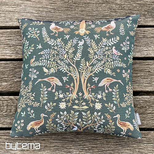 Prevleka za blazino iz tapiserije WILLIAM MORRIS zelena - po celem