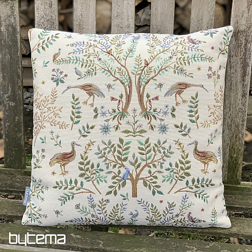 Prevleka za blazino gobelin WILLIAM MORRIS bež - polna površina