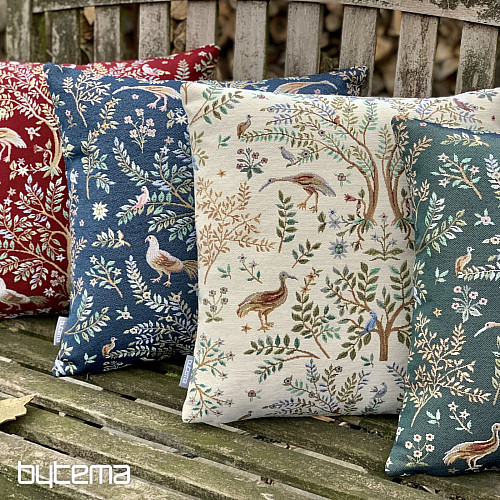 Prevleka za blazino iz tapiserije WILLIAM MORRIS modra - vsepovsod