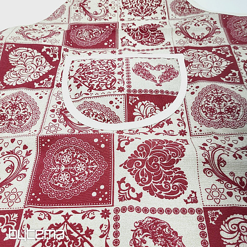 Predpasnik z oprsnikom PATCHWORK SRCE