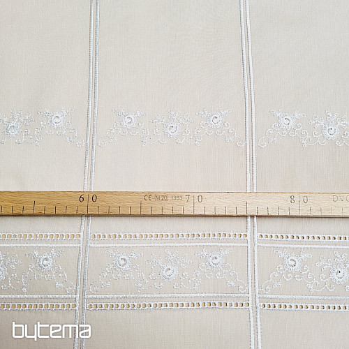 Vitražna zavesa DELICATE EMBROIDERY