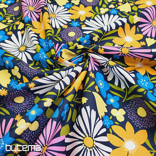 DAISIES bombažno blago