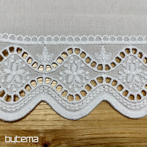 Vitražna zavesa V 291 bela