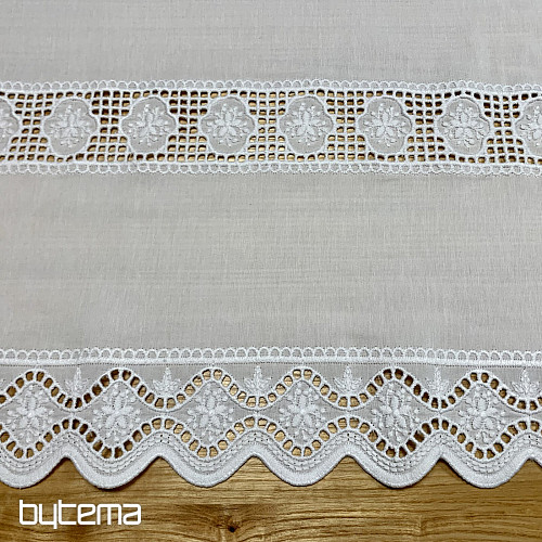 Vitražna zavesa V 291 bela