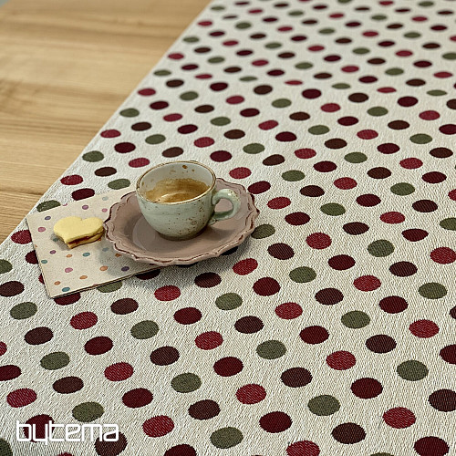 Tapiserija prt in šal DOTS