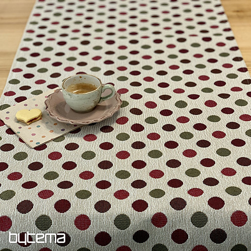 Tapiserija prt in šal DOTS