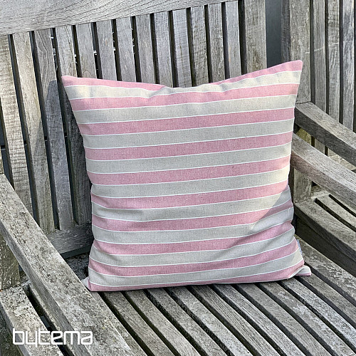 Okrasna prevleka za vzglavnik TREBOL PINK STRIPES