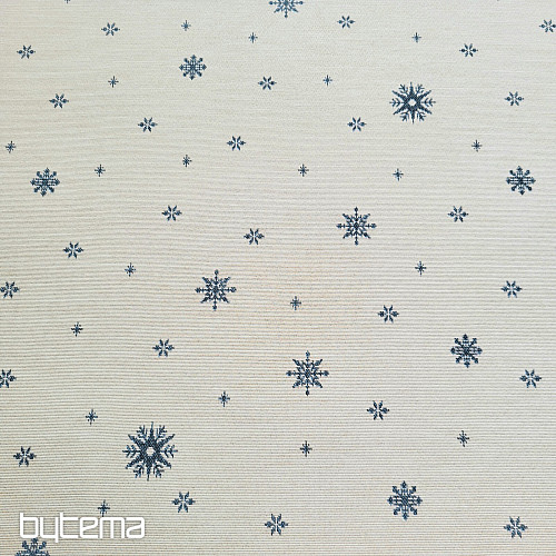 Tapiserijska tkanina SOFT FLAKE MODRA