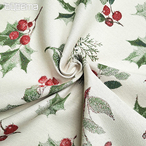 Luksuzna dekorativna tkanina HOLLY GREEN