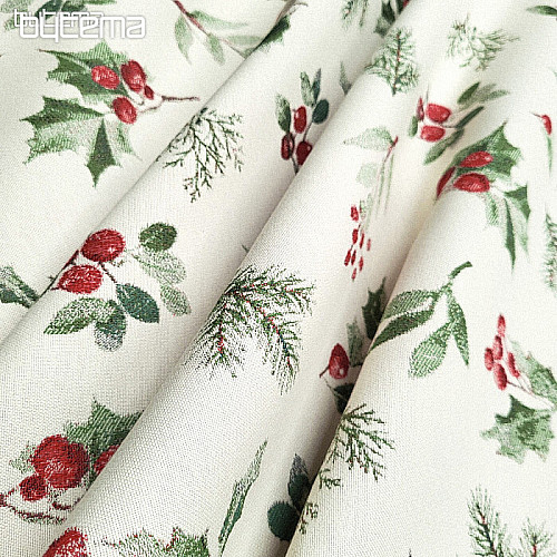 Luksuzna dekorativna tkanina HOLLY GREEN