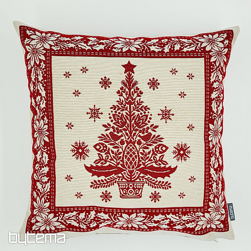 Prevleka za božično tapiserijo FOLK CHRISTMAS 3 rdeča
