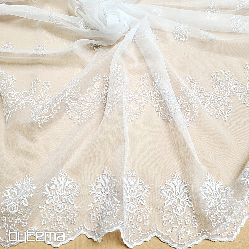 Zavesa 11101/001 bela