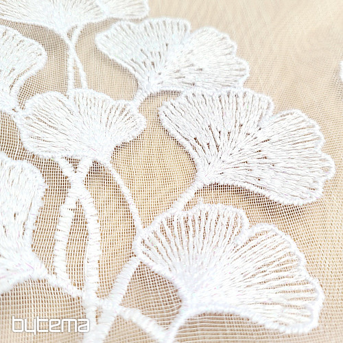 Zavesa 835 GINKO bela